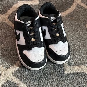 Nike Kids Black and White Sneakers